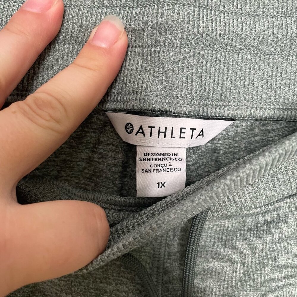ATHLETA Metropolis Gray Uptempo Joggers sz 1X - Picture 4 of 9